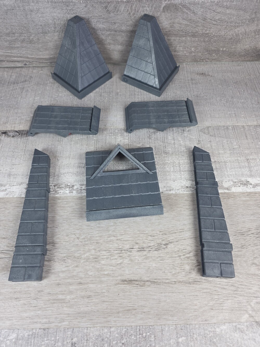 Playmobil Police Station 3988 Spare Roof Parts Dark Gray Lot g70